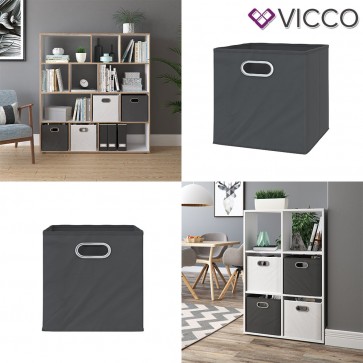 VICCO Faltbox 2er Set anthrazit