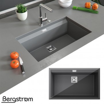 Bergström Granit Spüle Einbauspüle 740x450mm