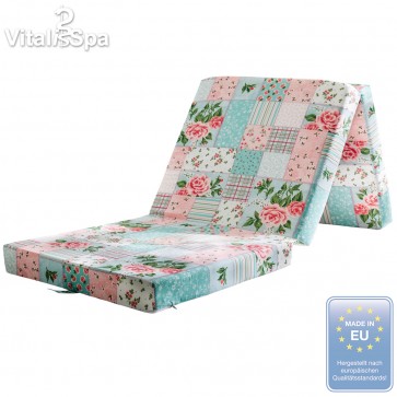 VitaliSpa® Faltmatratze Gästebett Patchwork
