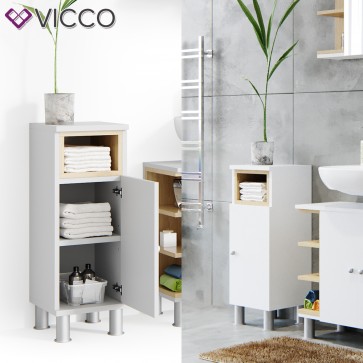 VICCO Midischrank AQUIS Weiß