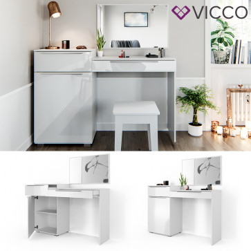 Vicco Schminktisch Little Lilli weiß mit Hocker 