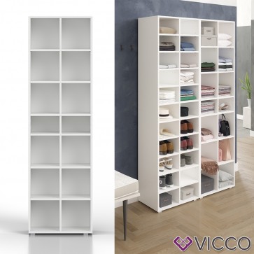 VICCO Kleiderregal PARIS Weiß