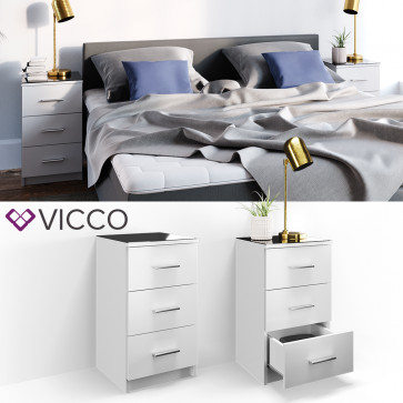 VICCO Nachtkommode für Boxspringbett