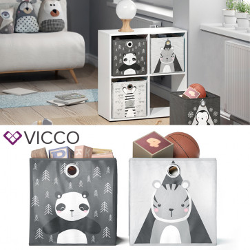 VICCO Faltbox Panda Zebra