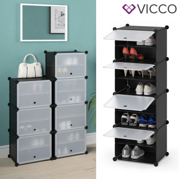 VICCO Schuhschrank modular 4 Fächer