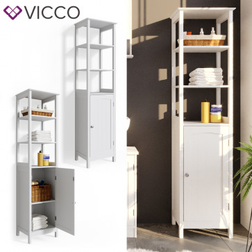 VICCO Badschrank Bianco