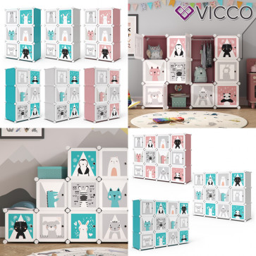 Vicco Kleiderschrank Andy Kinder modular