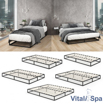 VitaliSpa Metallbett Mattia mit Matratze