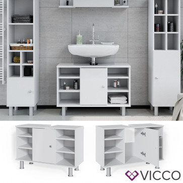 Vicco Waschtischunterschrank Fynn 80 cm Weiß
