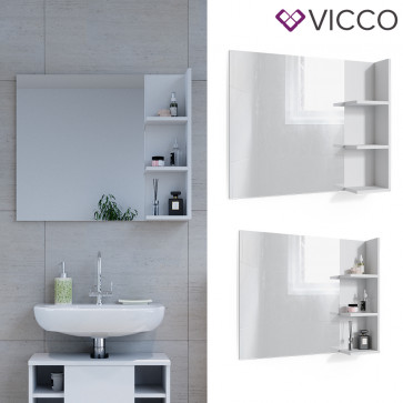 Vicco Badspiegel Badezimmerspiegel Wandspiegel Alfio Ablagen Badmöbel Spiegel