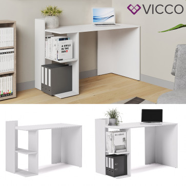 Vicco Schreibtisch Bürotisch Arbeitstisch Theo Weiß Ablage Regaltisch Tischregal