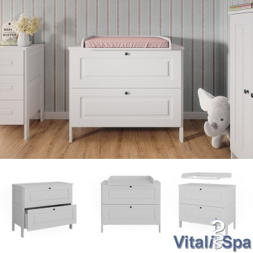 Vitalispa Wickelkommode Ajaton Weiß 108 x 98 cm