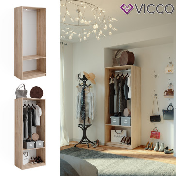 Vicco Kleiderschrank Elmo Sonoma 80 x 200 cm