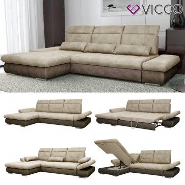 VICCO Ecksofa HAMPTON Links