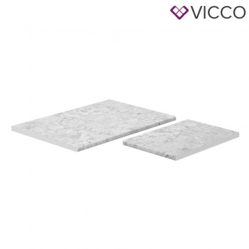 VICCO Arbeitsplatte Eckunterschrank 87 cm R-Line