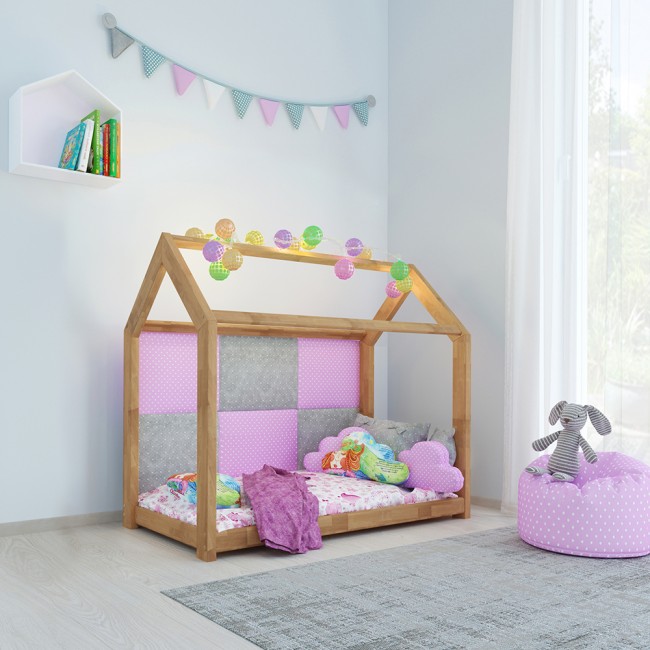 VITALISPA Hausbett WIKI Natur 70x140 Cm Mit Matratze