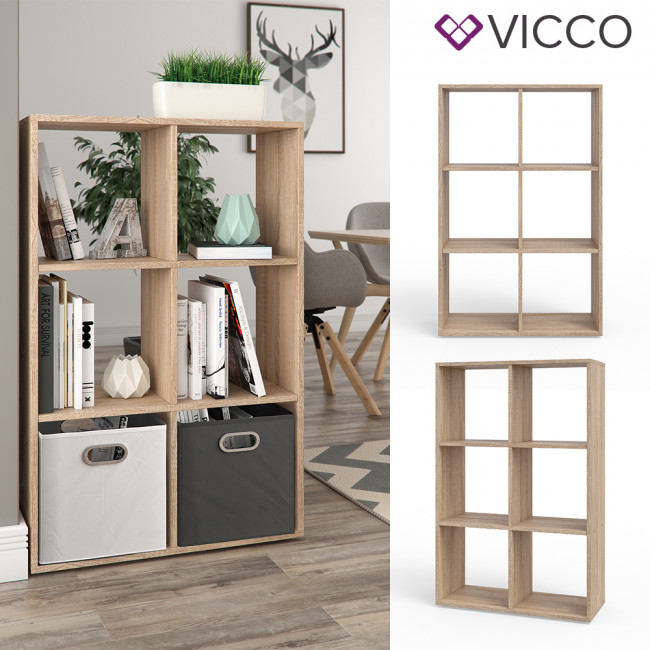 Vicco Raumteiler 6 Facher Sonoma Eiche Gratis versand bestpreisgarantie 93 % weiterempfehlungen über 20.000 artikel. vicco raumteiler 6 facher sonoma eiche