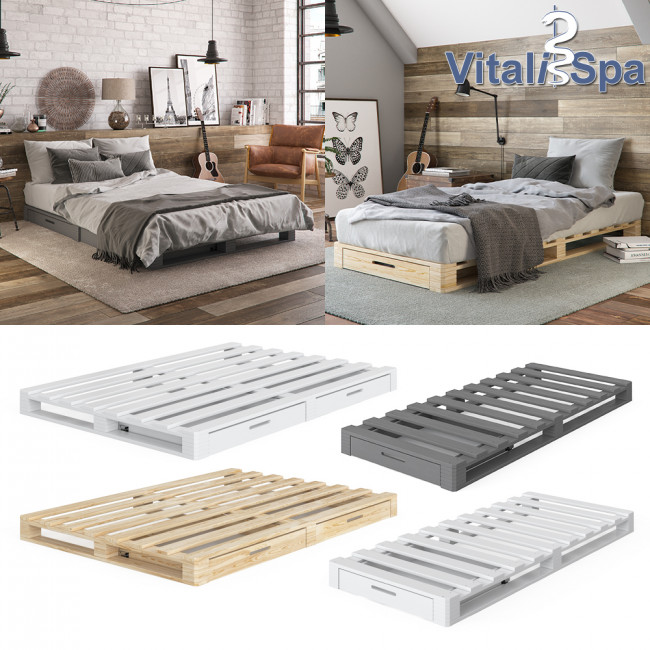 Vicco Palettenbett Mit Schubladen Weitere ideen zu palettenbetten, möbel aus paletten, paletten. vicco palettenbett mit schubladen