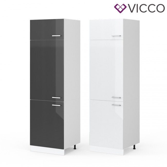 Vicco Kuche R Line 300cm Beton Mit Arbeitsplatten