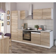 Küchenzeile Optima 270 cm Sonoma