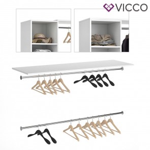 Vicco Oberplatte VISIT inkl. Kleiderstangen