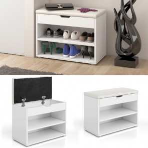 Schuhbank Sitzbank Weiß