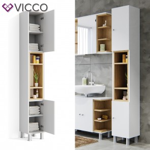 VICCO Hochschrank AQUIS Weiß