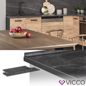 Vicco Küchenarbeitsplatte R-Line Anthrazit 160 cm