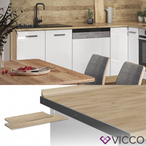 Vicco Küchenarbeitsplatte R-Line Eiche 160 cm