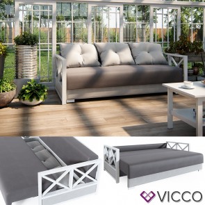 VICCO Schlafcouch mit Bettkasten Memphis