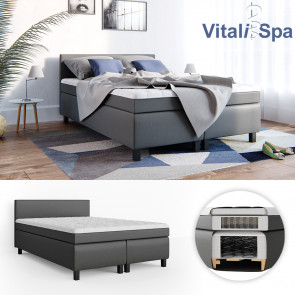 VitaliSpa Boxspringbett "Philly" 140x200 cm