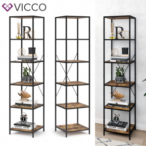 VICCO Loft Standregal Fyrk 