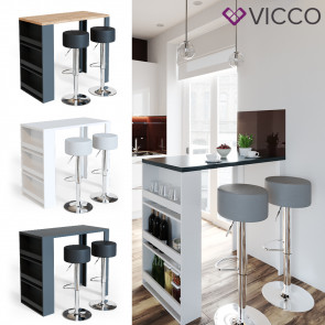 VICCO Bartisch inkl. Barhocker