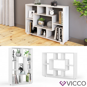 Vicco Regal Domus Weiß 7 Fächer