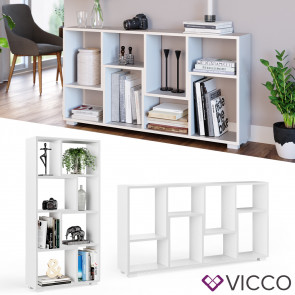 Vicco Regal Domus Weiß 8 Fächer