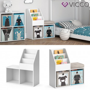 Vicco Kinderregal Luigi mini weiß