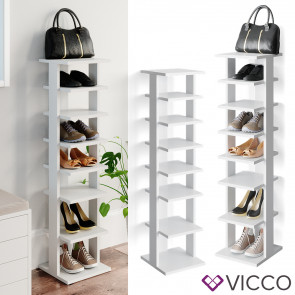 Vicco Schuhregal Sara weiß