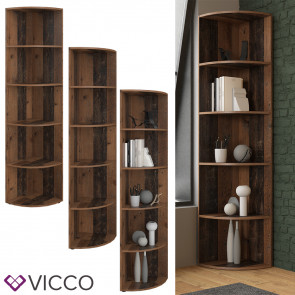 Vicco Eckregal Küchenregal Badregal Ecki 180 x 40 cm Old Style - Wohnzimmer