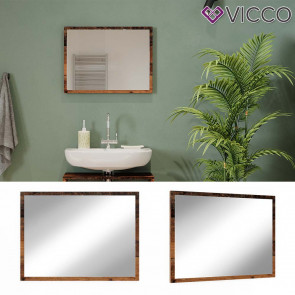 Vicco Badspiegel Wandspiegel Badezimmerspiegel Kiko Old Style 60x45 cm modern Badmöbel Hängespiegel Badezimmermöbel