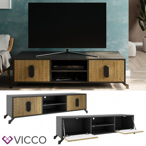 Vicco TV-Lowboard Marokko 150 x 40 cm, Fernsehschrank für Fernseher mit Stauraum