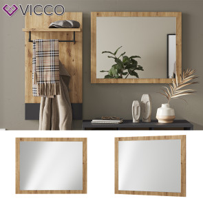 Vicco Wandspiegel Selena Eiche 70 x 55 cm