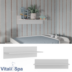 Vitalispa Wandregal Ajaton Weiß 70 x 20 cm