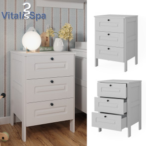 Vitalispa Kommode Ajaton Weiß 60 x 88,4 cm