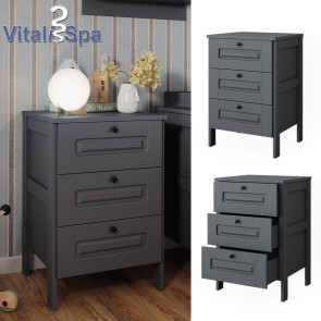 Vitalispa Kommode Ajaton Grau 60 x 88,4 cm