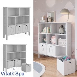 Vitalispa Kinderregal Ajaton Weiß 103,6 x 113,4 cm