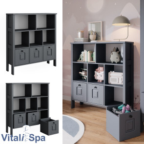 Vitalispa Kinderregal Ajaton Grau 103,6 x 113,4 cm