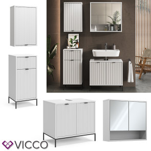 Vicco Badmöbel-Set Eliza Weiß 4 Teile