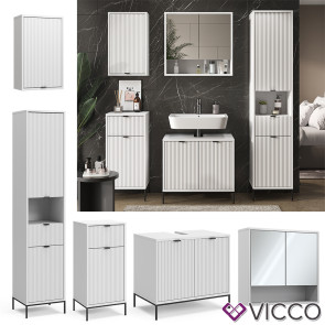 Vicco Badmöbel-Set Eliza Weiß 5 Teile