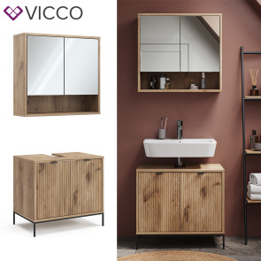 Vicco Badmöbel-Set Eliza Viking Oak 2 Teile