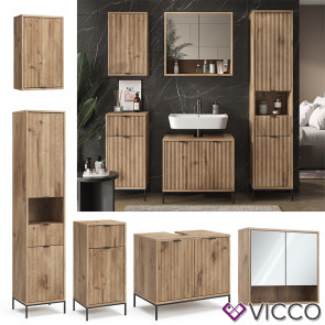 Vicco Badmöbel-Set Eliza Viking Oak 5 Teile
